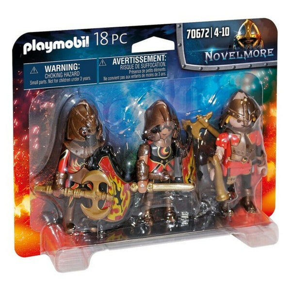 Set di Cifre Novelmore Fire Knigths Playmobil 70672 (18 pcs)