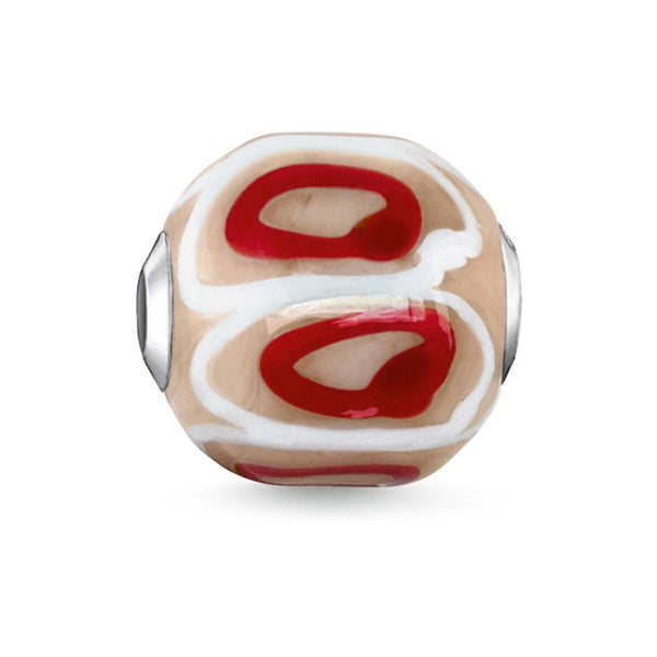 Perle de verre Femme Thomas Sabo SET0359-494-11-L2451 Beige 1,1 cm