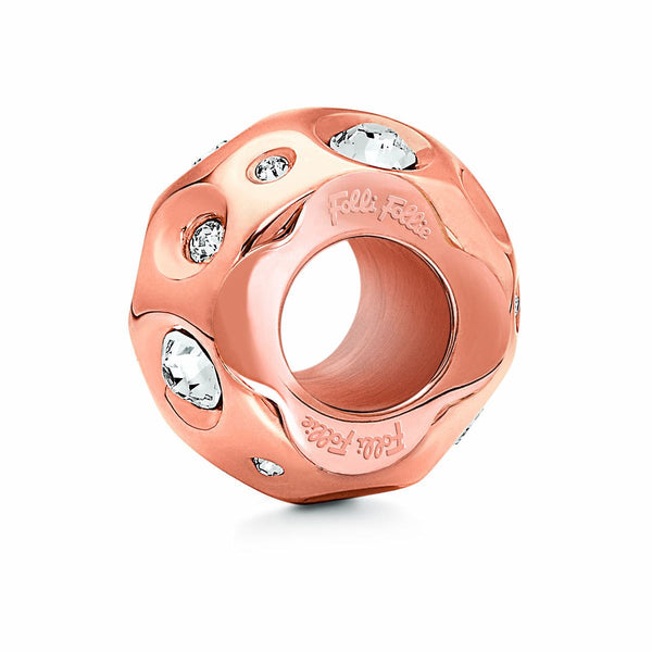 Perle de verre Femme Folli Follie 3P13T015RC Doré 1 cm