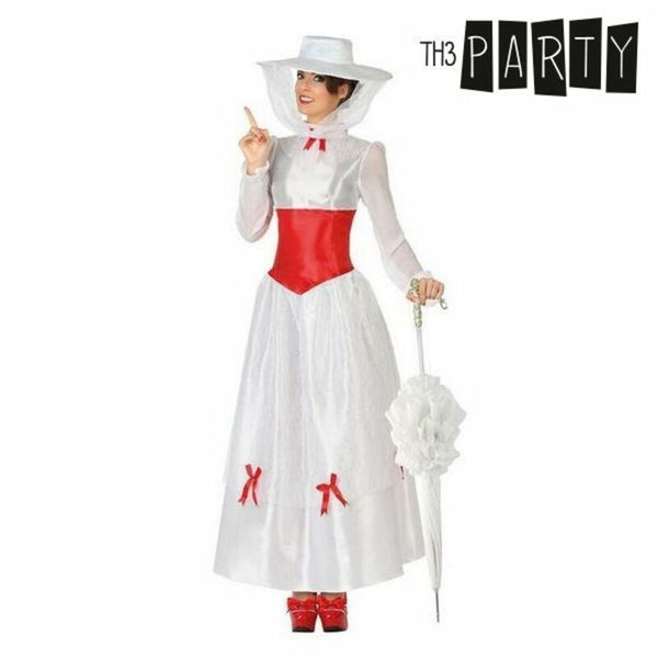 Costume per Adulti Th3 Party Bianco Fantasia (2 Pezzi)