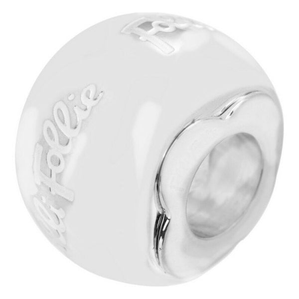 Perle de verre Femme Folli Follie 1P13F005 Gris 1 cm