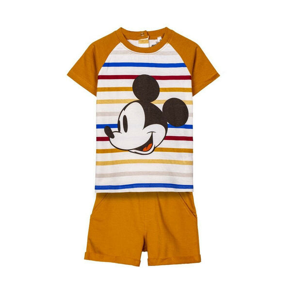 Ensemble de Vêtements Mickey Mouse Moutarde Enfant