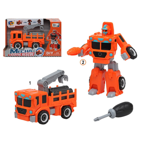 Umwandelbarer Super-Roboter Orange