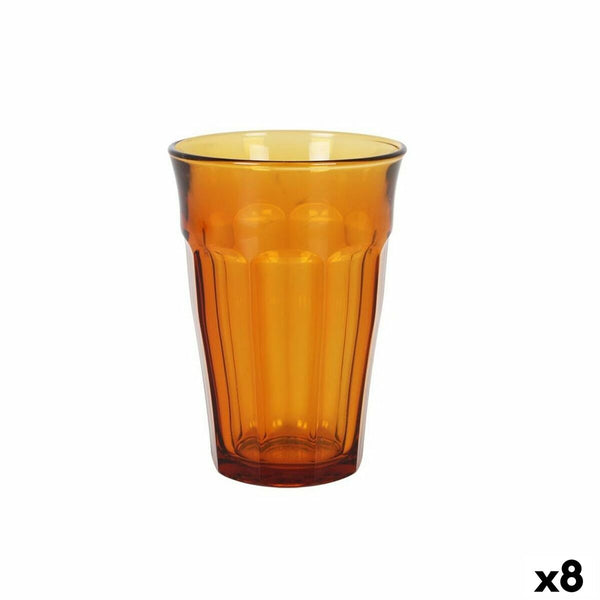 Set di Bicchieri Duralex Picardie Ambra 6 Pezzi 360 ml (8 Unità)