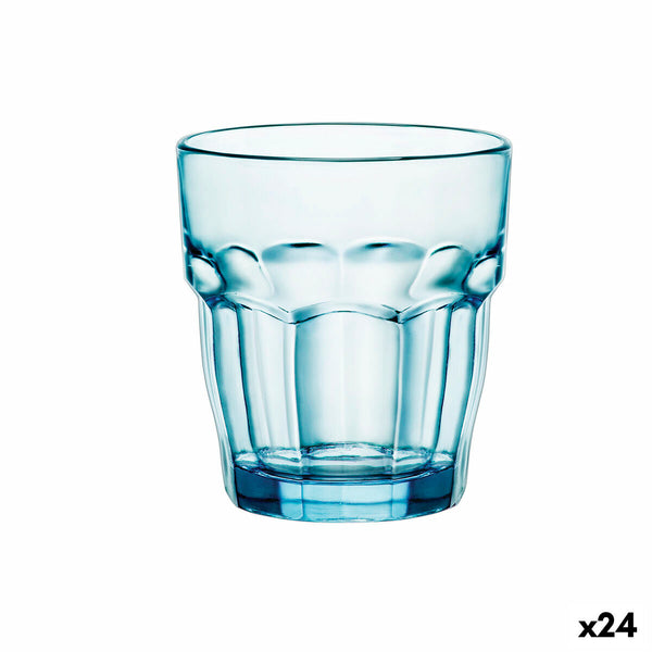 Trinkglas Bormioli Rocco Rock Bar Blau Glas 270 ml (24 Stück)