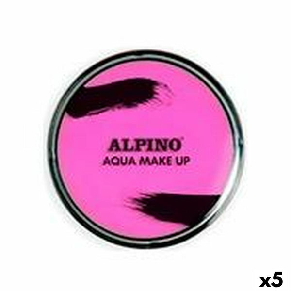 Maquillage en poudre Alpino À l'eau 14 g Rose (5 Unités)