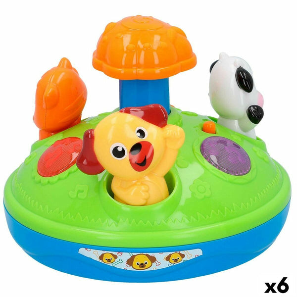 Interaktives Spielzeug für Babys Winfun tiere 18 x 15 x 18 cm (6 Stück)