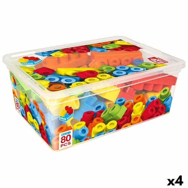 Konstruktionsspiel Color Block Basic 80 Stücke (4 Stück)