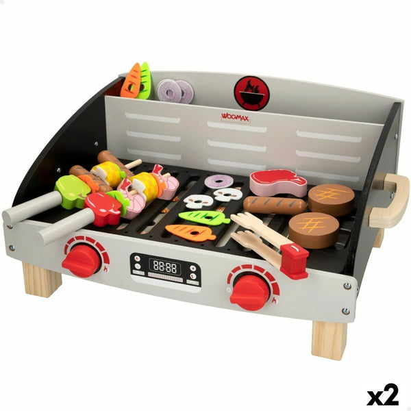 Barbecue en jouet Woomax 50,5 x 23,5 x 34 cm jouet (2 Unités)