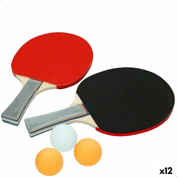 Tischtennis-Set Aktive 14,5 x 25 x 0,9 cm (12 Stück)