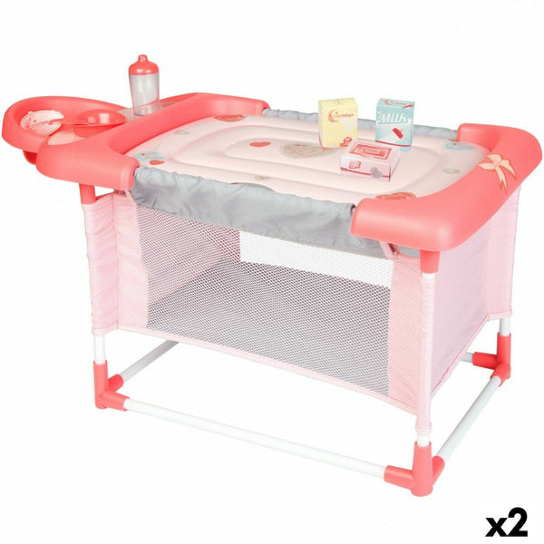 Table à langer pour poupées Colorbaby 3-en-1 68 x 32,5 x 34 cm 2 Unités