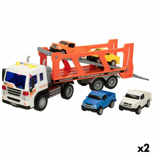 Autotransporter und Nutzfahrzeuge Speed & Go 37,5 x 12,5 x 10 cm (2 Stück)