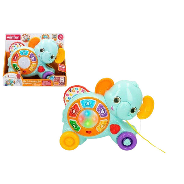 Spielzeug zum Ziehen Winfun 26 x 19 x 8,5 cm Elefant