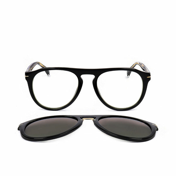 Herrensonnenbrille Eyewear by David Beckham 7032/G/CS Polarisiert Schwarz Gold Ø 52 mm
