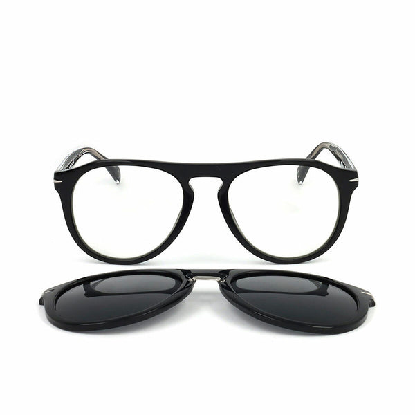 Herrensonnenbrille Eyewear by David Beckham 7032/G/CS Polarisiert Schwarz Silberfarben Ø 52 mm