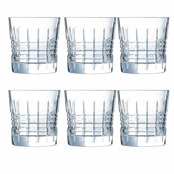 Whisky-Glas Cristal d’Arques Paris 48243 Firkanter Durchsichtig Glas 6 Stücke 320 ml
