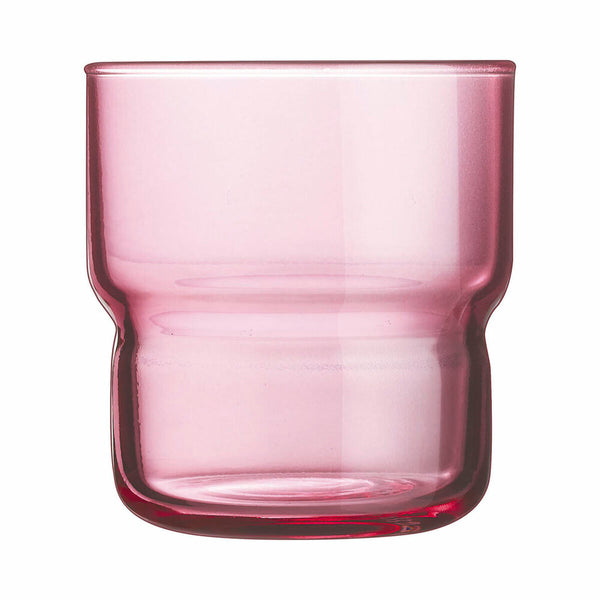Bicchiere Arcoroc Log Brush Arancio Vetro (22 cl) (6 Unità)
