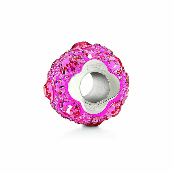 Perle de verre Femme Folli Follie 3P13F019D Rose (1 cm)