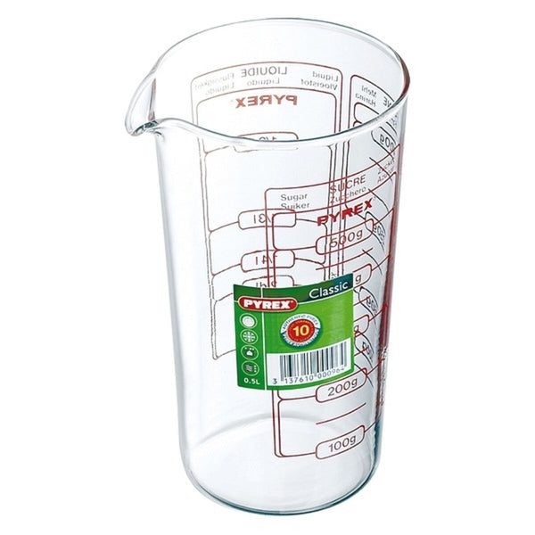 Bicchiere Pyrex Classic Vidrio Trasparente Vetro (0,5 L)