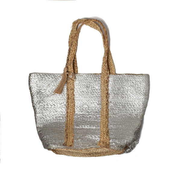 Damen Handtasche IRL 1-22-00184 Grau (46 x 30 x 30 cm)