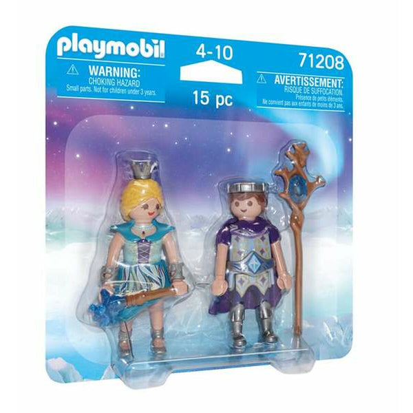 Figurines Articulées Playmobil 71208 Prince Princesse 15 Pièces Duo