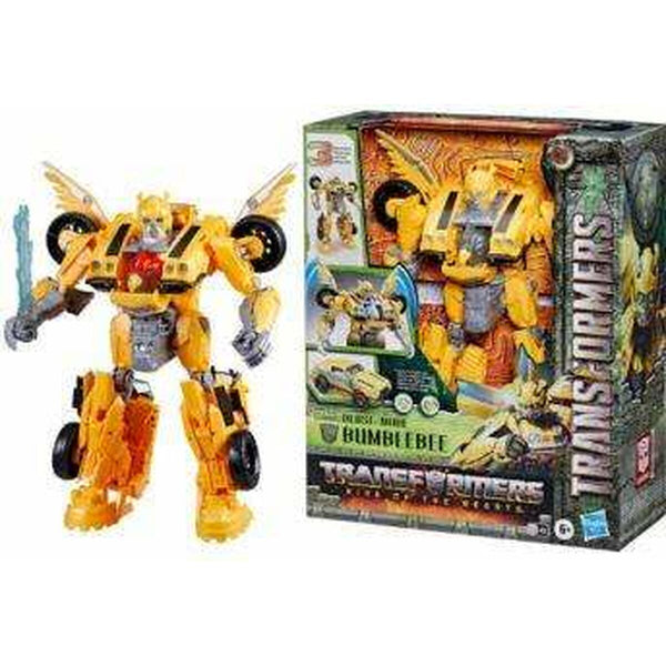 Super Robot Trasformabile Transformers Beast Mode Bumblebee 28 cm Luci Suono Accessori