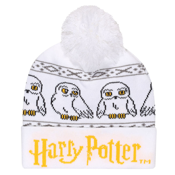 Chapeau Harry Potter Hedwig Snow Beanie Blanc