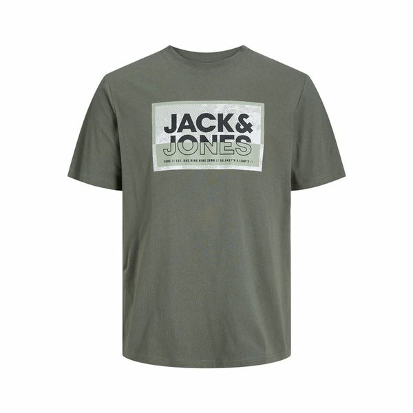Kurzarm-T-Shirt für Kinder Jack & Jones logan Agave Dunkelgrün