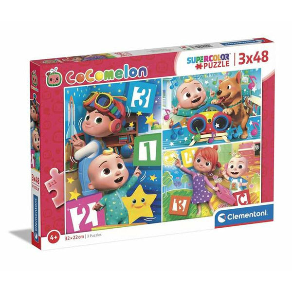 Puzzle CoComelon 48 Stücke 3 in 1 Für Kinder