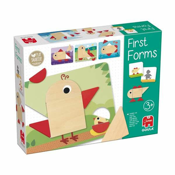 Kinder Puzzle aus Holz Goula First Forms 7 Stücke