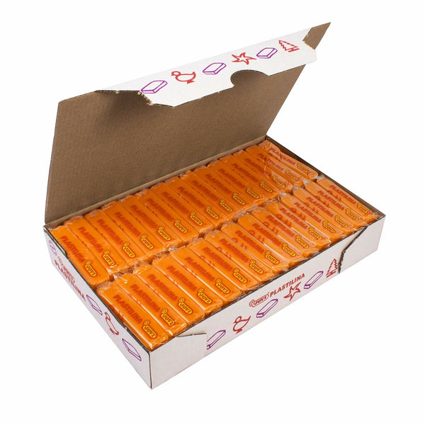 Pâte à modeler Jovi Orange 50 g (30 Pièces)