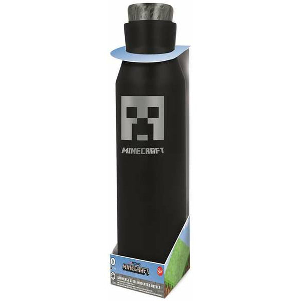 Bouteille Minecraft 580 ml Acier inoxydable Silicone