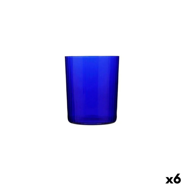 Bicchiere Bohemia Crystal Optic Azzurro Vetro 500 ml (6 Unità)