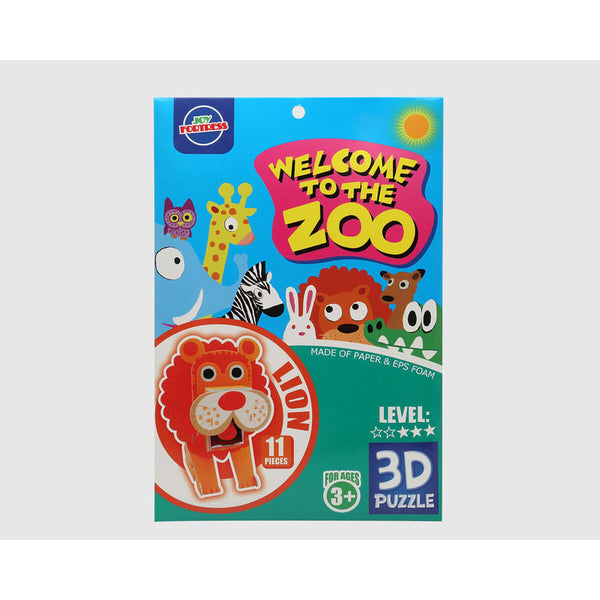 Puzzle 3D Zoo 27 x 18 cm 11 Pezzi Leone