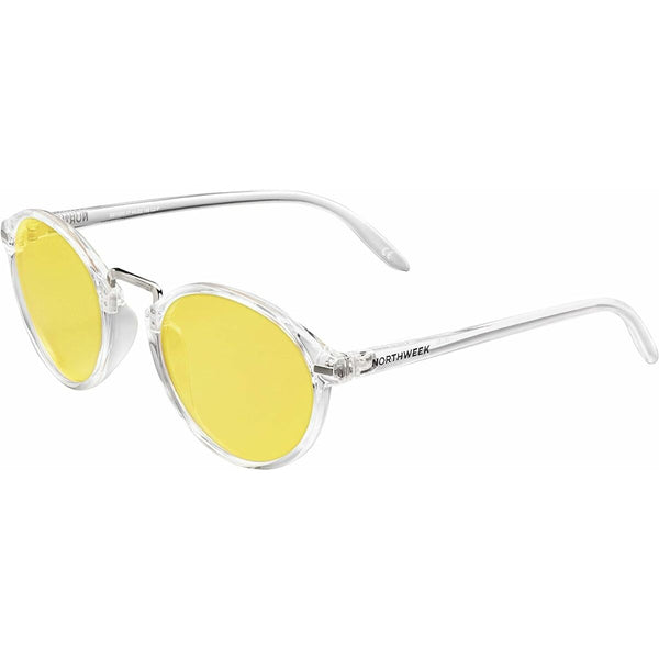 Unisex-Sonnenbrille Northweek Vesca Bright Ø 47 mm Gelb Durchsichtig