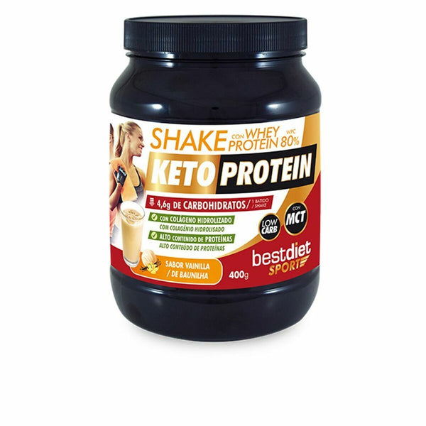 Schütteln Keto Protein Shake Protein Vanille (400 g)