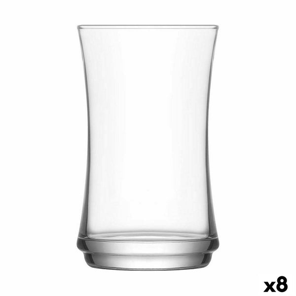 Set di Bicchieri LAV Lune 365 ml Vetro 6 Pezzi (8 Unità)