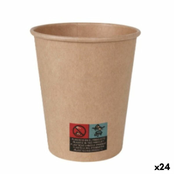 Gläserset Algon Pappe Einwegartikel 24 Stück 250 ml (50 Stücke)