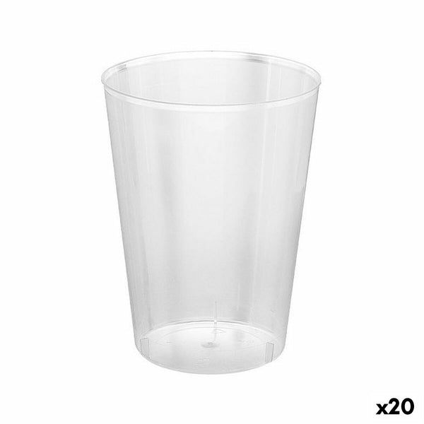 Mehrweg-Gläser-Set Algon Durchsichtig Cider 20 Stück 500 ml (15 Stücke)