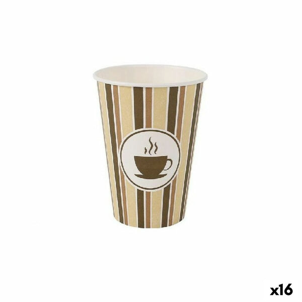 Gläserset Algon Pappe Kaffee 40 Stücke 220 ml (16 Stück)