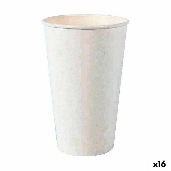 Gläserset Algon Einwegartikel Pappe Weiß 15 Stücke 450 ml (16 Stück)