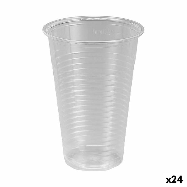 Lot de verres réutilisables Algon Transparent 50 Pièces 220 ml (24 Unités)
