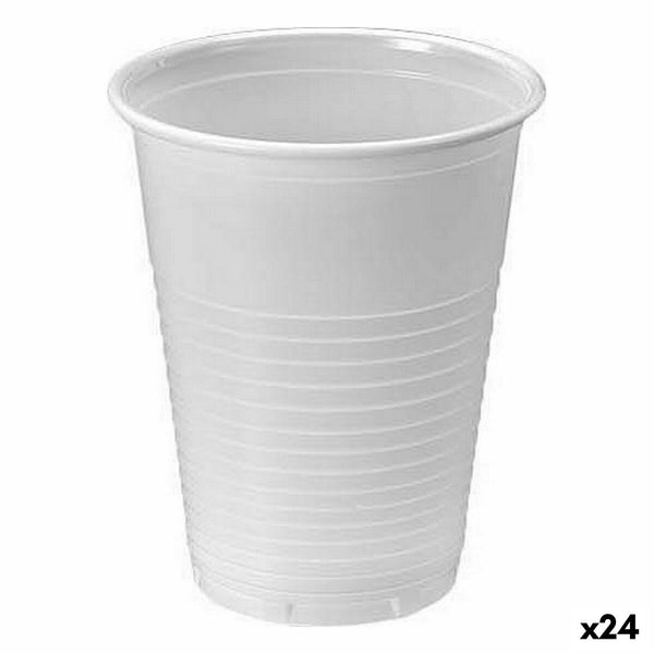 Mehrweg-Gläser-Set Algon Weiß 25 Stücke 200 ml (24 Stück)