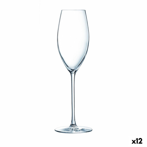 Coupe de champagne Luminarc Grand Chais Transparent verre (240 ml) (12 Unités)
