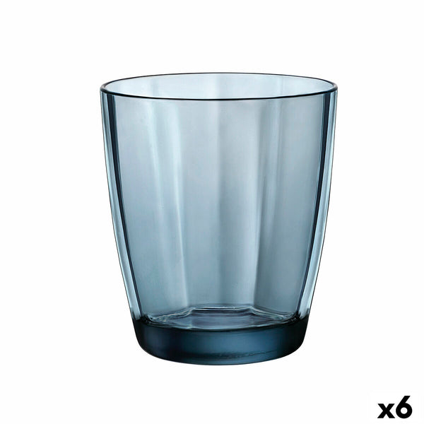 Bicchiere Bormioli Rocco Pulsar Azzurro Vetro 390 ml (6 Unità)