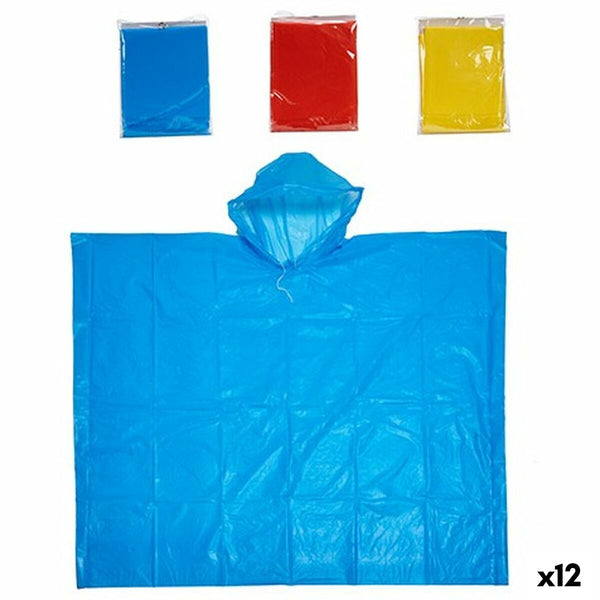 Wasserfeste Poncho mit Kapuze Für Kinder 1 x 25 x 18 cm (12 Stück)