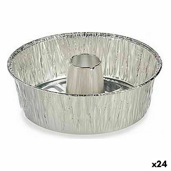 Backformen-Set Einwegartikel Ring Aluminium 19,5 x 7 x 19,5 cm (24 Stück)