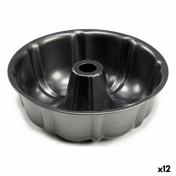 Backform Ring Dunkelgrau Metall 25,4 x 8 x 25,4 cm (12 Stück)