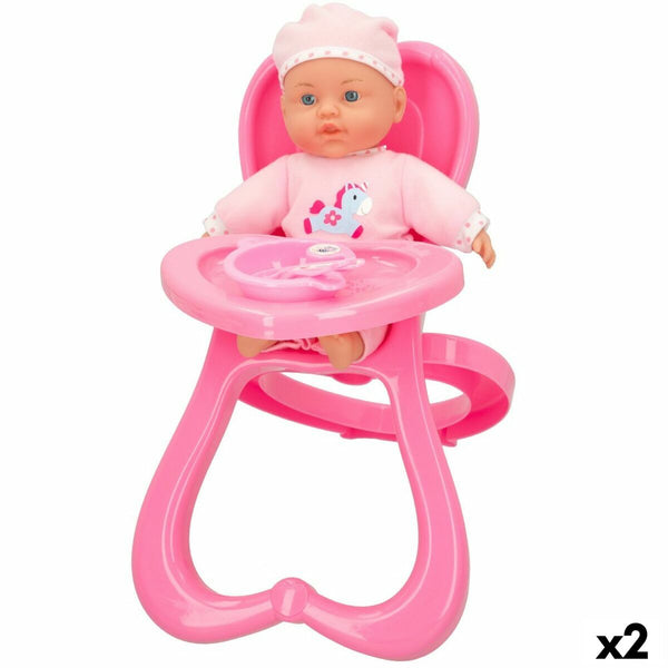 Baby doll Colorbaby 2 Unità 22,5 x 34,5 x 33,5 cm